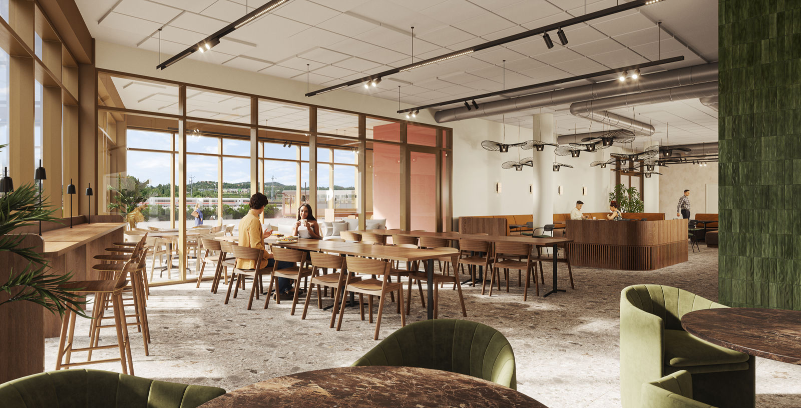 Illustrasjon av kantine